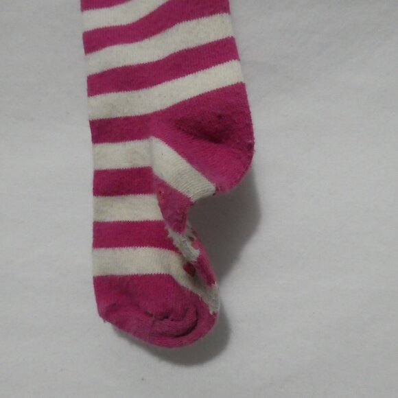 BABY GAP | 12-24 months | Pink and White Striped Tights | Brown Bear Back | GUC - Picture 8 of 15